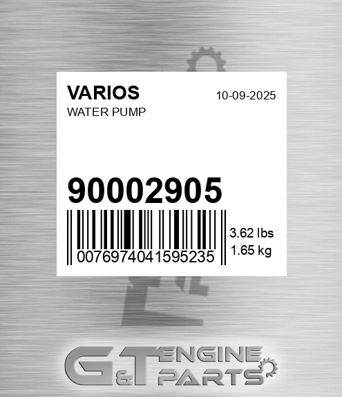 900.02905 Water Pump