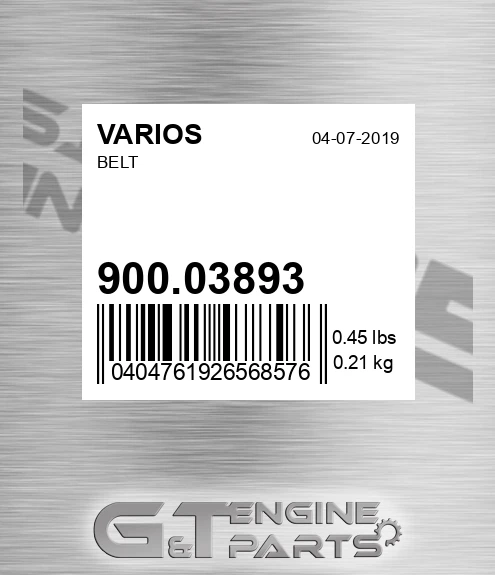 900.03893 Belt