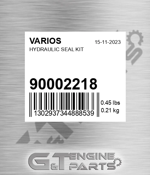 900.02218 Hydraulic Seal Kit