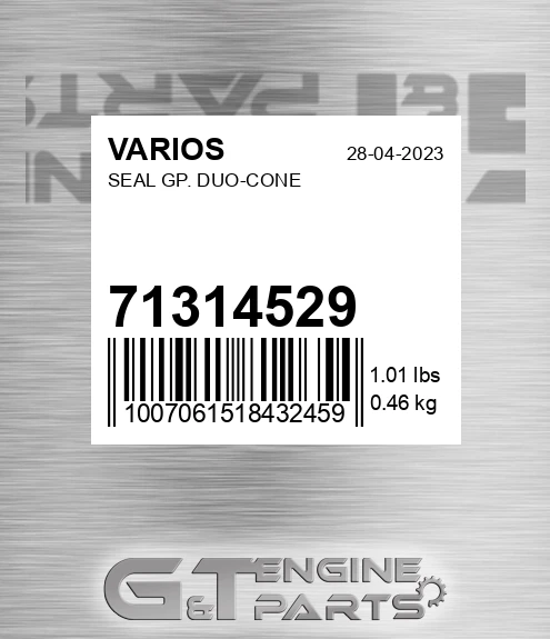 71314529 Seal Gp. Duo-cone
