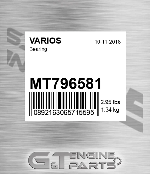 MT796581 Bearing for VARIOS