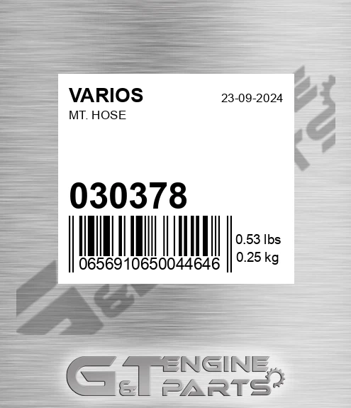 030.378 Mt. Hose for VARIOS