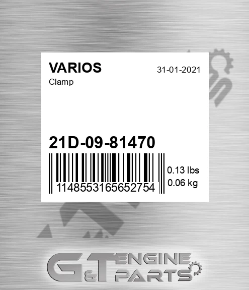 21D-09-81470 Clamp