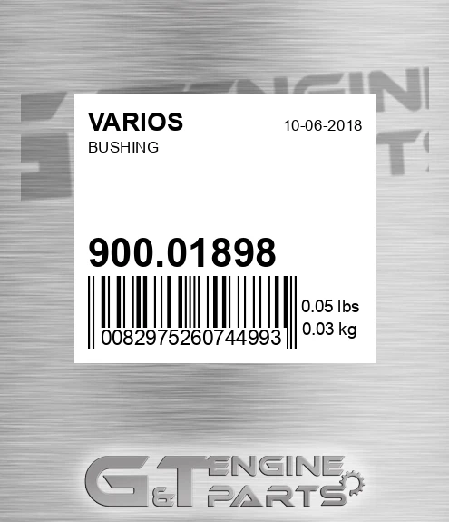 900.01898 Bushing for VARIOS