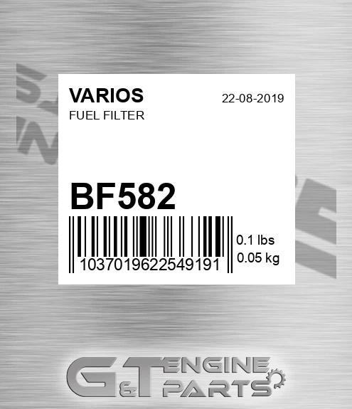 BF582 Fuel Filter