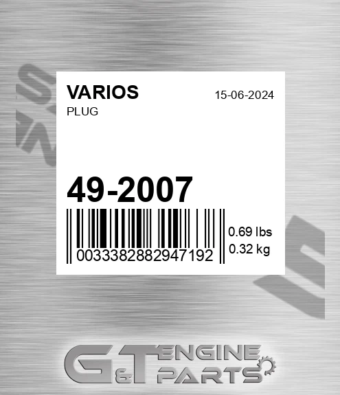 49-2007 Plug for VARIOS