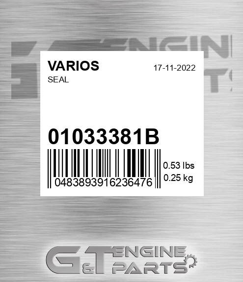 01033381B Seal