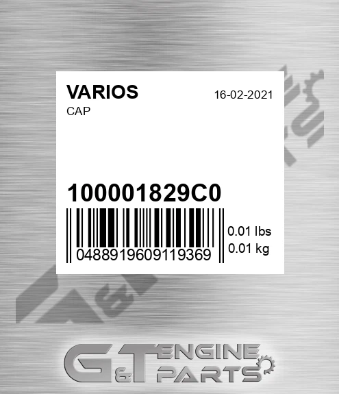100001829C0 Cap