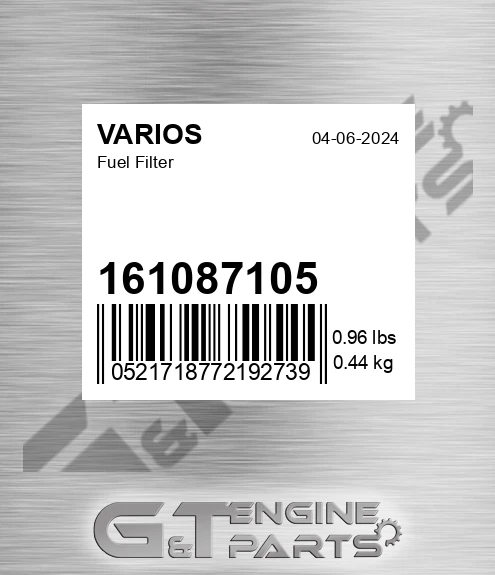 161087105 Fuel Filter