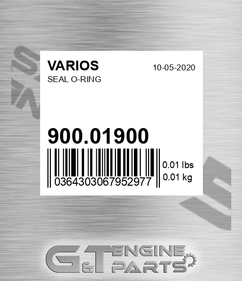 900.01900 Seal O-ring