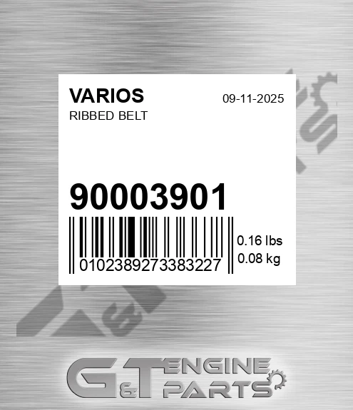 900.03901 Ribbed Belt