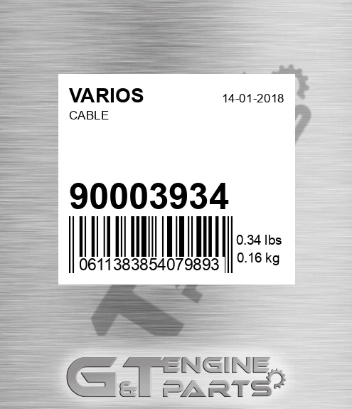 900.03934 Cable for VARIOS