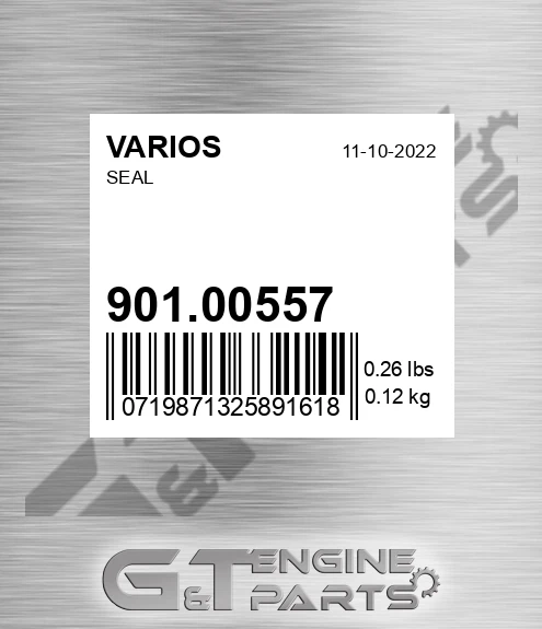 901.00557 Seal for VARIOS