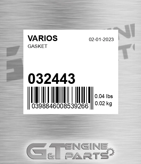 032.443 Gasket