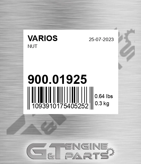 900.01925 Nut