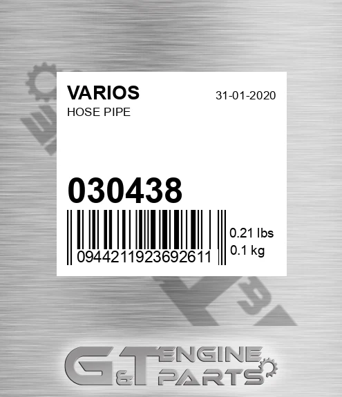 030.438 Hose Pipe for VARIOS