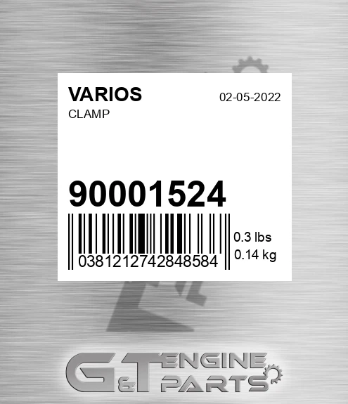 900.01524 Clamp for VARIOS