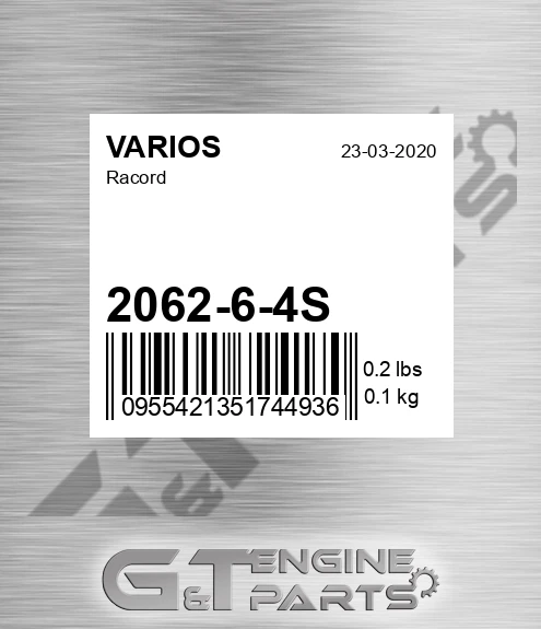 2062-6-4S Racord