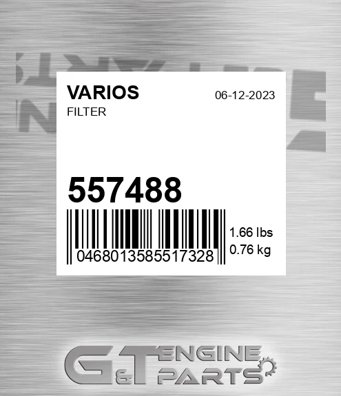 557488 VARIOS Filter