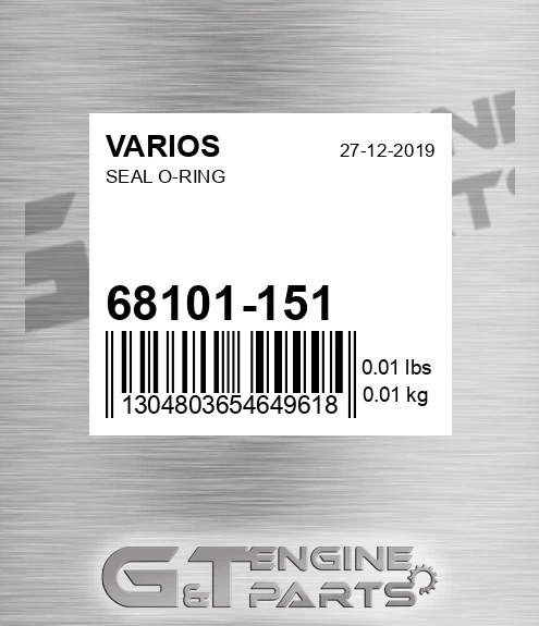 68101-151 Seal O-ring