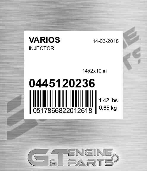 0445120236 Injector