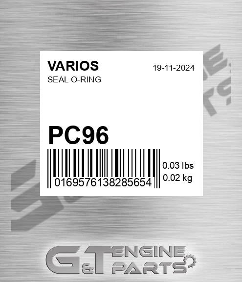 PC96 Seal O-ring