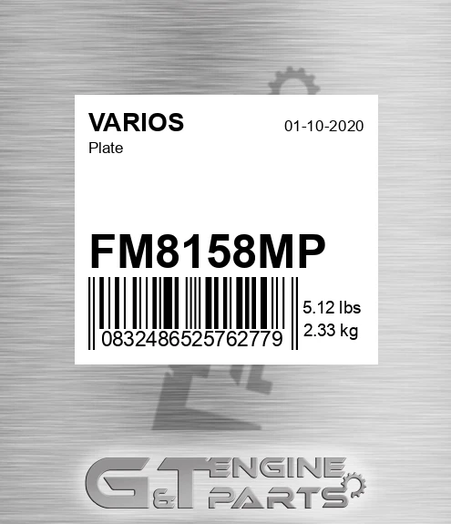 FM8158MP Plate