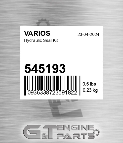 545193 VARIOS Hydraulic Seal Kit
