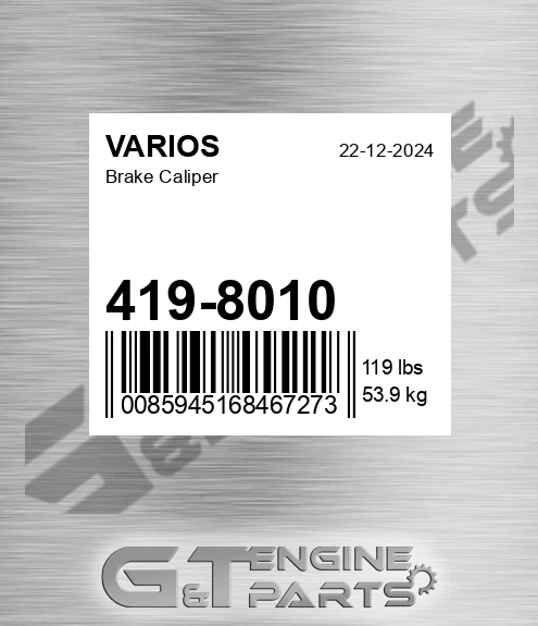 419-8010 Brake Caliper
