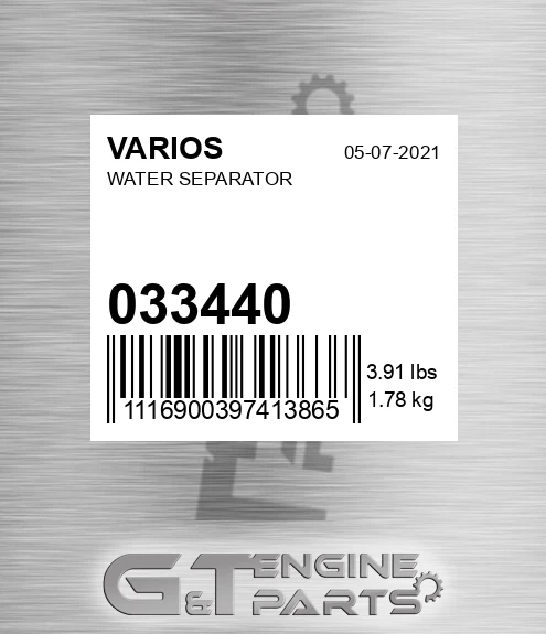 033.440 Water Separator