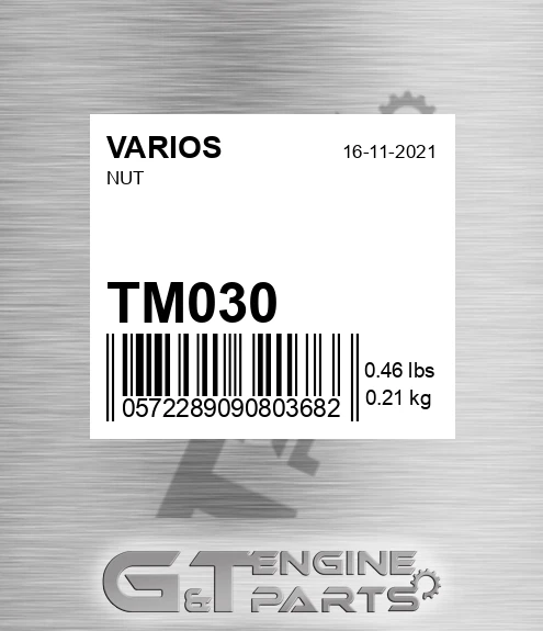 TM030 Nut