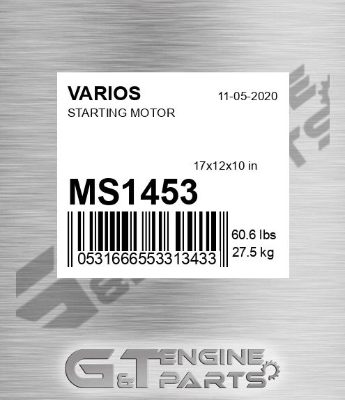 MS1-453 Starting Motor