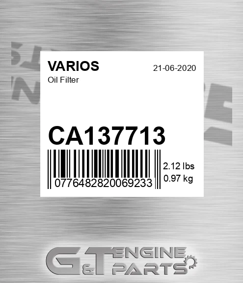 CA137713 Oil Filter