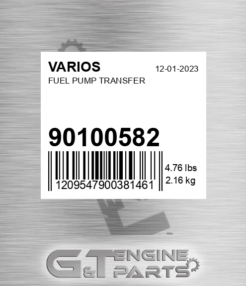 901.00582 Fuel Pump Transfer