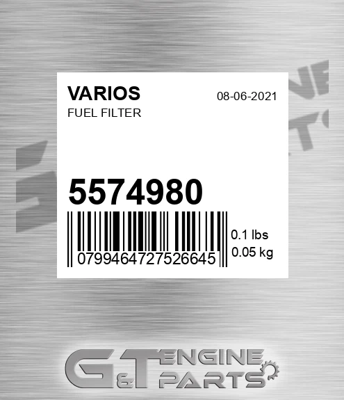 5574980 VARIOS Fuel Filter
