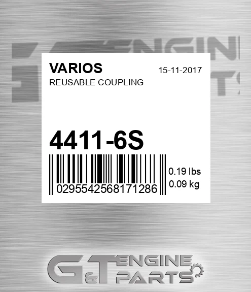 4411-6S Reusable Coupling for VARIOS