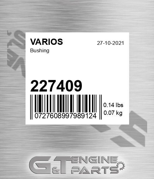 227409 VARIOS Bushing