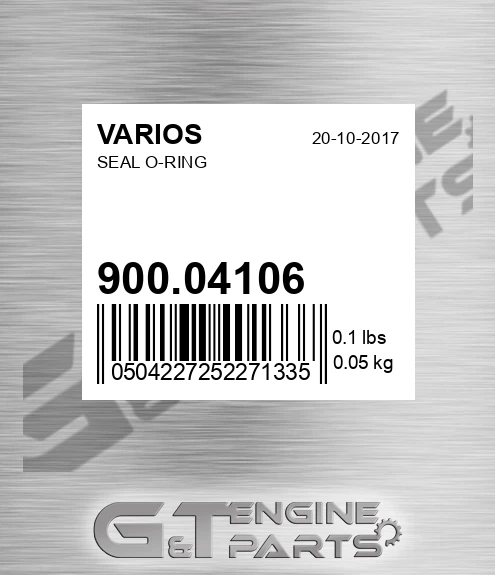 900.04106 Seal O-ring