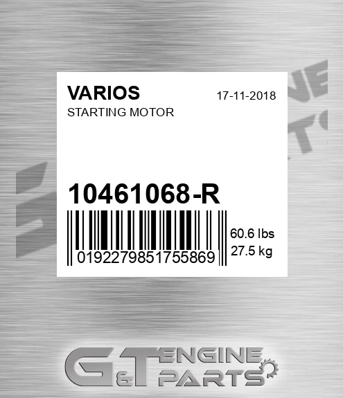 10461068-R Starting Motor