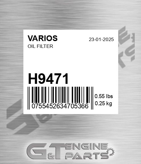 H9471 Oil Filter