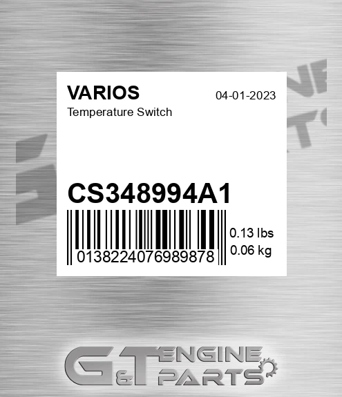CS348994A1 VARIOS Temperature Switch
