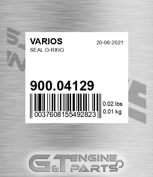 900.04129 Seal O-ring