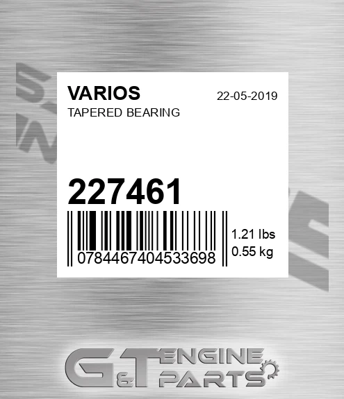 227461 VARIOS Tapered Bearing