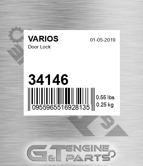 34146 VARIOS Door Lock