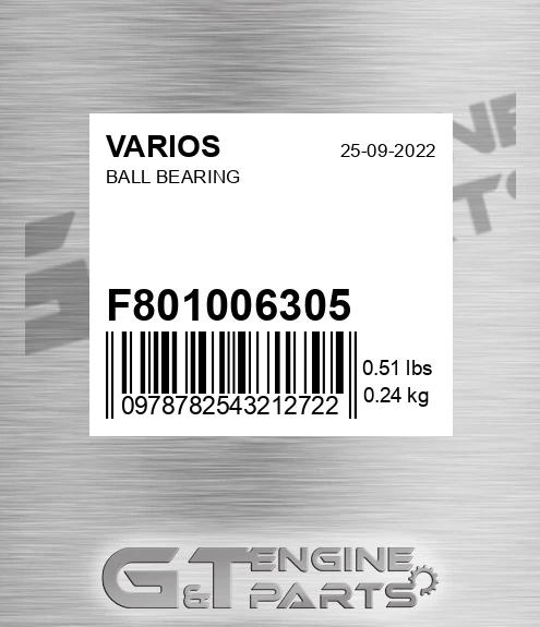 F801006305 Ball Bearing
