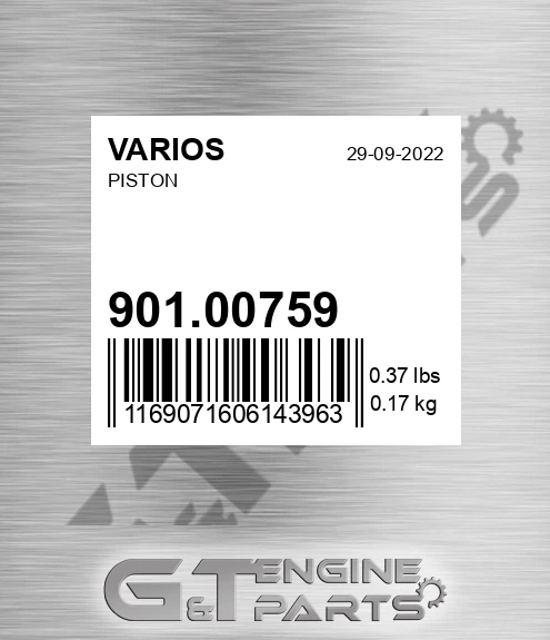 901.00759 Piston