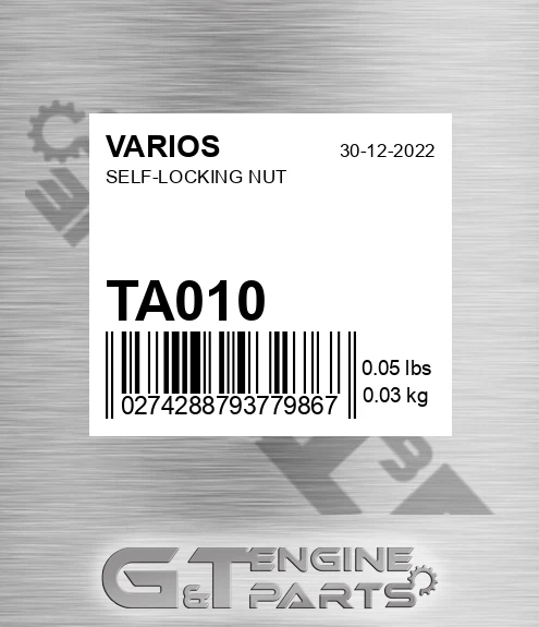 TA010 Self-locking Nut