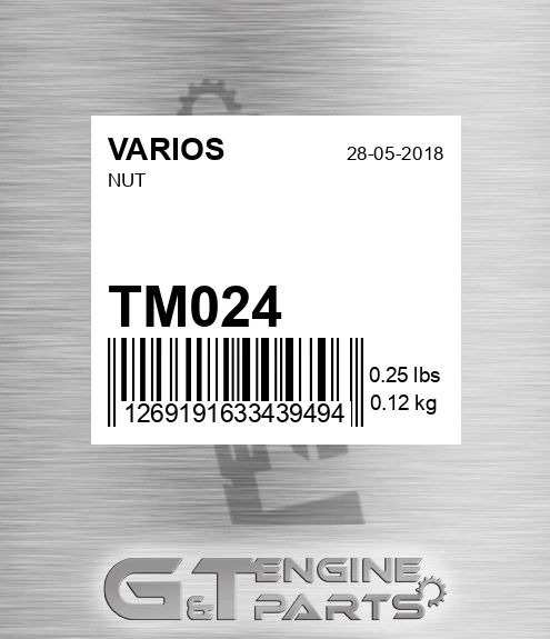 TM024 Nut