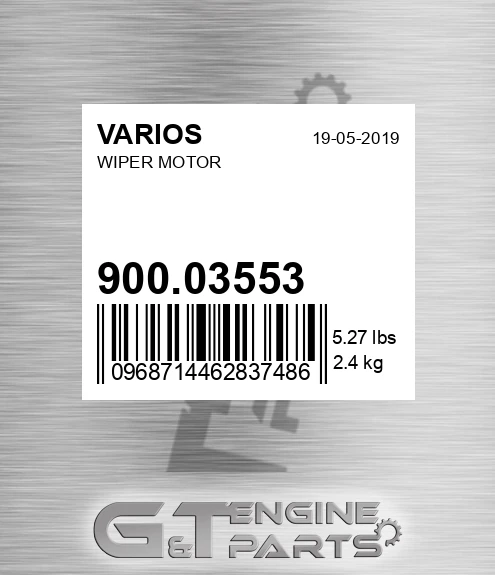 900.03553 Wiper Motor