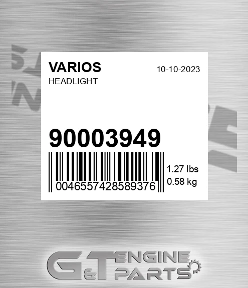 900.03949 Headlight for VARIOS